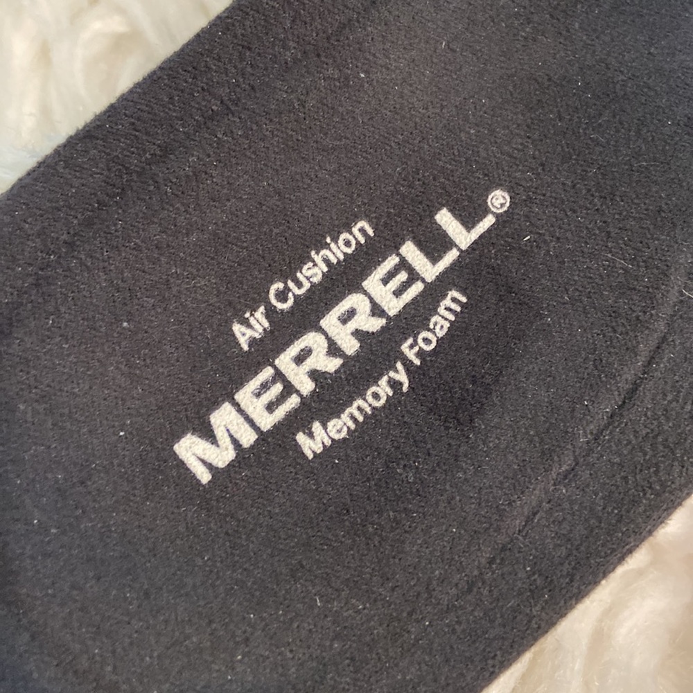 Merrell AirCushion Memory Foam sandals size 11 BNWOT black and gray color - Picture 16 of 16